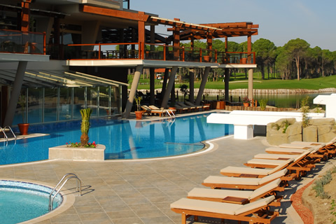 Poolanlage Hotel Sueno Golf in Belek