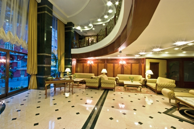 Eingangsbereich des Hotels Elite World Prestige in Istanbul