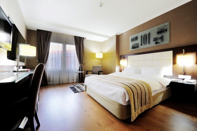 Beispielzimmer des Hotels Kent in Istanbul