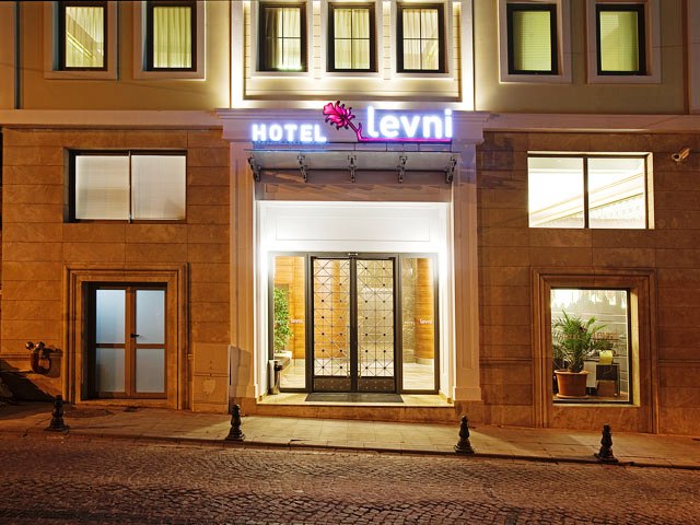 Außenansicht des Hotels Levni in Istanbul