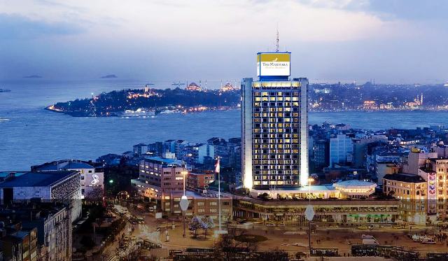 Außenansicht des Hotels The Marmara in Istanbul