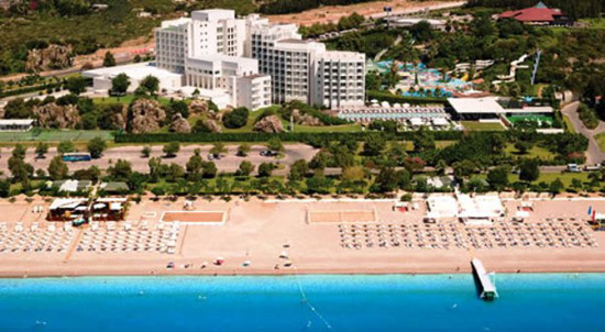 Gesamtübersicht des Hotel Su in Antalya