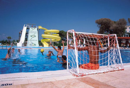 Wasserspiele im Hotel Cornelia Deluxe Resort in Belek