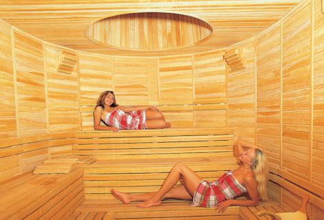 Sauna im Hotel Limak Atlantis
