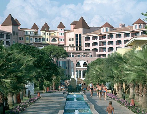 Aussenbereich des Hotel Sirene Golf Resort in Belek
