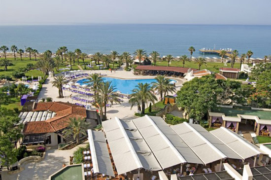 Aussenanlage des Hotel Sentido Zeynep Resort in Belek