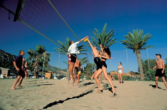 Volleyballplatz des Hotels Hapimag Resort Sea Garden in Bodrum
