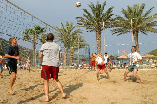 Volleyballplatz des Hotels Hapimag Resort Sea Garden in Bodrum