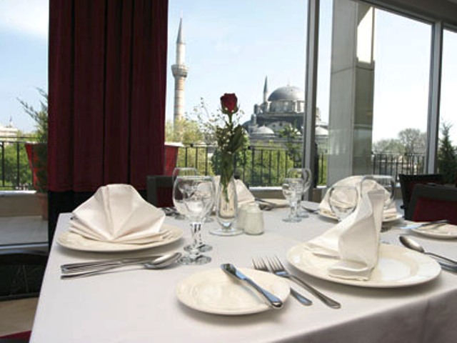 Restaurant des Hotels Beyaz Saray in Istanbul