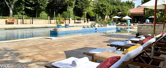 Außenppol anlage des Hotels Grand Hyatt in Istanbul