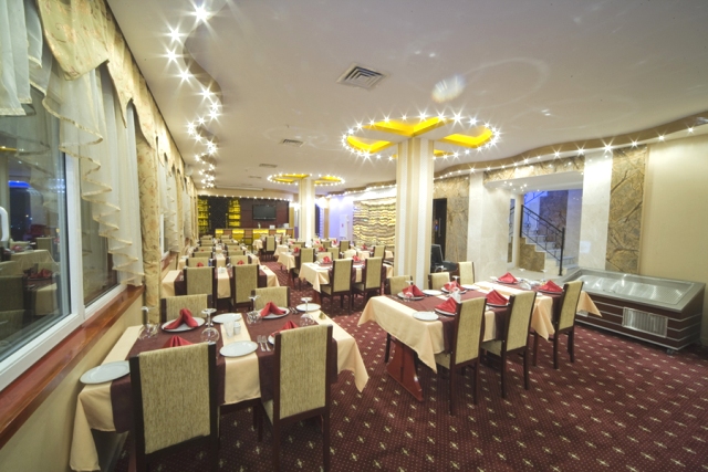 Restaurant im Hotel Ikbal Deluxe in Istanbul