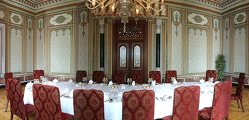 Restaurant des Hotels Kempinski Ciragan Palace in Istanbul