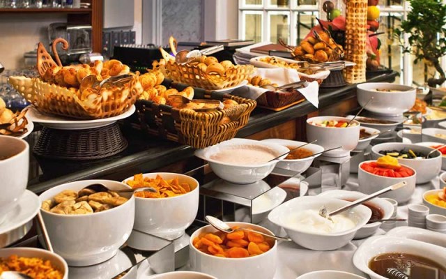 Buffet des Hotels Palazzo Donizetti in Istanbul