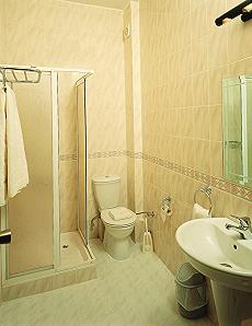 Beispiel-Badezimmer des Hotels Saba in Istanbul