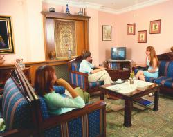 Sitzgelegenheiten des Hotels Saba in Istanbul