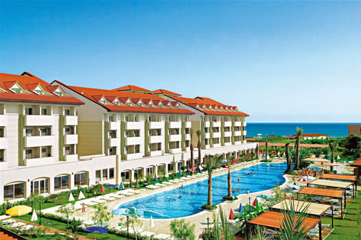 Poolansicht des Hotel Sueral Resort in Side