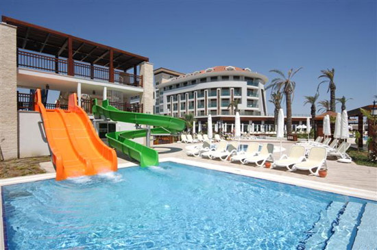 Wasserrutschen im Hotel Sunis Evren Beach Resort in Side